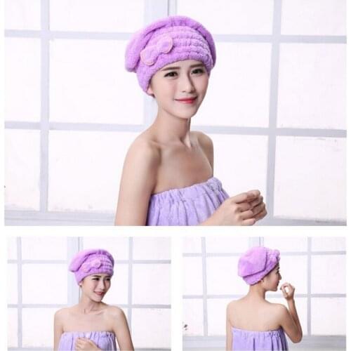 Rapided Drying Hair Towel Quick Dry Hair Hat Wrapped Super Absorbent Quick-drying Towel Bathing Cap Household Daily Necessities