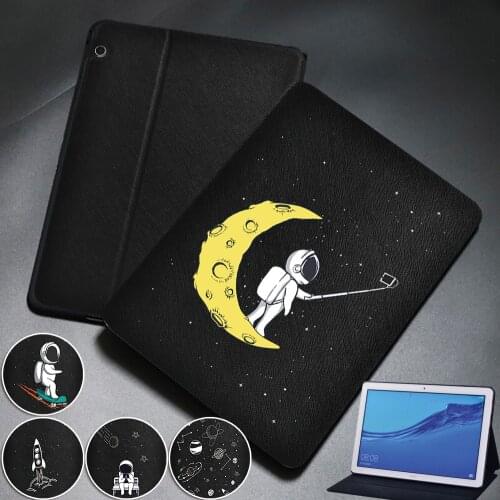 Tablet Case for Huawei MediaPad T3 8.0/T3 10/T5 10/M5 Lite 10.1/M5 Lite 8/M5 10.8 Ultra Slim Lightweight Adjustable Stand Cover