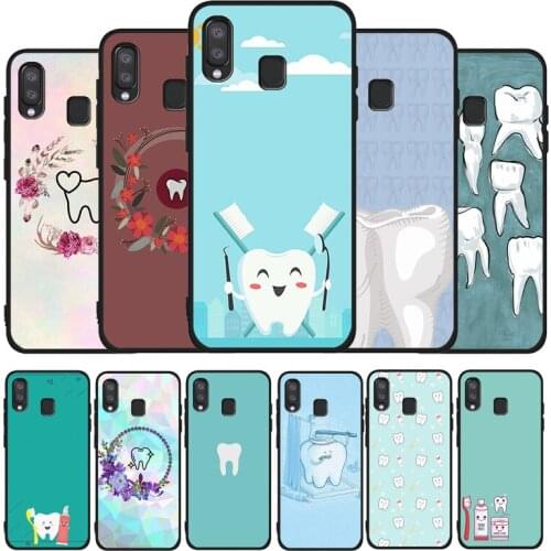 Teeth Dentist phone Case For Samsung A10 A20E A30 A40 A50 A60 A70 M10 M20 M30S M40 A01 A21 A31 A51 A71 4G Cover