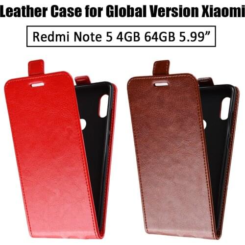 Flip Case for Xiaomi Redmi Note 5 4GB 64GB Luxury Leather Protective Case for Redmi Note 4X/ Mi A1/ Redmi 5 Plus Phone Cover