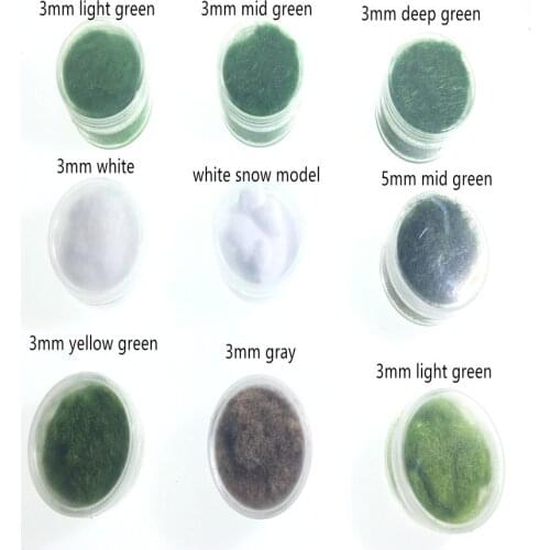 Artificial Tree Powder 80g/bag Flock Model Decor Micro Landscape Decoration Home Garden DIY Accessories Building Model Material