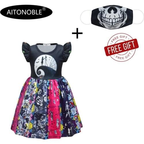 2020 Aitonoble New Costume Pumpkin Dress Costume Supergir Dress Girls Dress Cosplay Halloween Costume For Halloween cosplay
