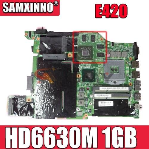 Akemy 04W0462 MAIN BOARD For Lenovo thinkpad edge E420 PC Motherboard HM65 DDR3 HD6630M 1GB Discrete graphics