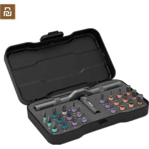 New Youpin ATuMan DUKA 24 in 1 Multi-purpose Ratchet Wrench Screwdriver S2 Magnetic Bits Tools Set DIY Household Repair Tool
