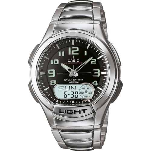 Casio AQ-180WD-1BVDF Men Wristwatch Clock