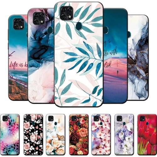 Soft Case For ZTE Blade V2020 Vita Case Silicone Back Cover For ZTE V2020 Vita Phone Cases Cover Bumper Cute Cat Flower 6.49"