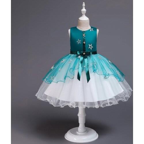 2019 Summer Flower Girl Dress Princess Dress Girls Dresses Kids Clothes Wedding Events Birthday Party Childrens Day Costumes
