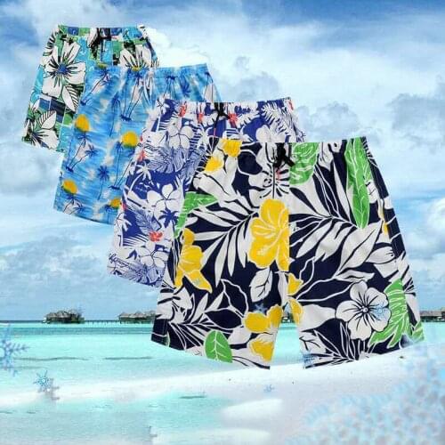 Beach pants mens five-point pants drifting surfing shorts under water pants stall hot spring trend swimming trunks