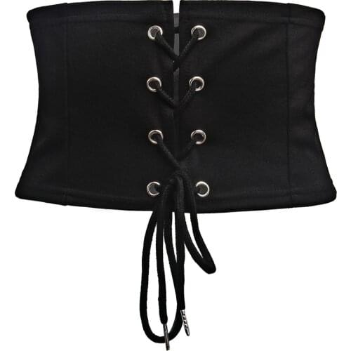 Fashion Wide Corset Belt Female Adjustable Waist Belt Women Vintage Stretch Dress Corset Ladies Waist Corset Belt