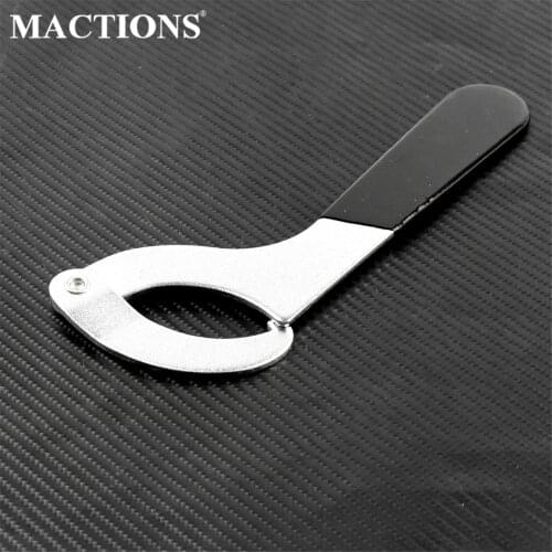 Motorcycle Universal 2 to 4- 3/4 inches Steel Shock Adjustment Spanner Wrench Tool Spring For Harley