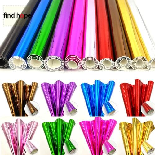 20*30/120cm Mirror Shiny Glossy PU Faux leatherette Leather Sewing Fabric Electroplate Laser Earring Making DIY Craft sheet/Roll