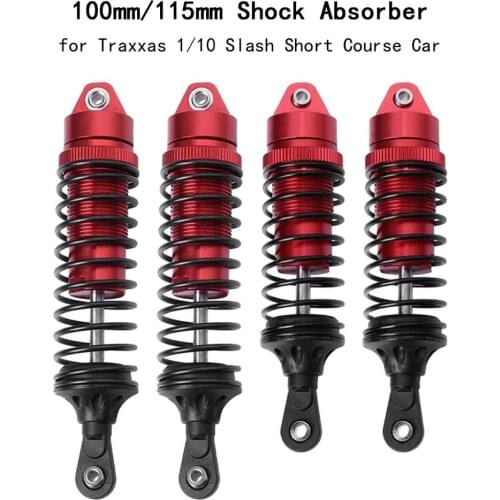 1:10 RC Parts 110mm Front 115mm Rear Shock Absorber Damper for Traxxas 1/10 Slash 4x4 SLA014/SLA015 RC Short Course Car