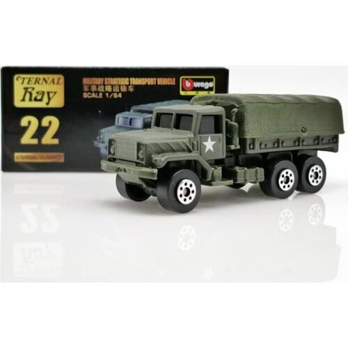 1:64 Scale Bburago Eternal Classics Military Strategic Transport Vehicle Boy Toys DieCast Car