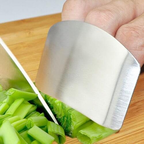 1PCS Finger Guard Protect Finger Hand Cut Hand Protector Knife Cut Finger Protection Tool Stainless Steel Kitchen Tool Gadgets