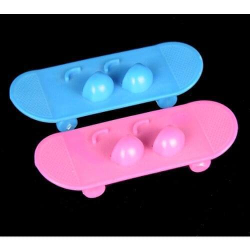 1x Dollhouse Model Simulation Mini Bench Scooter Toilet Trolley For Barbie House