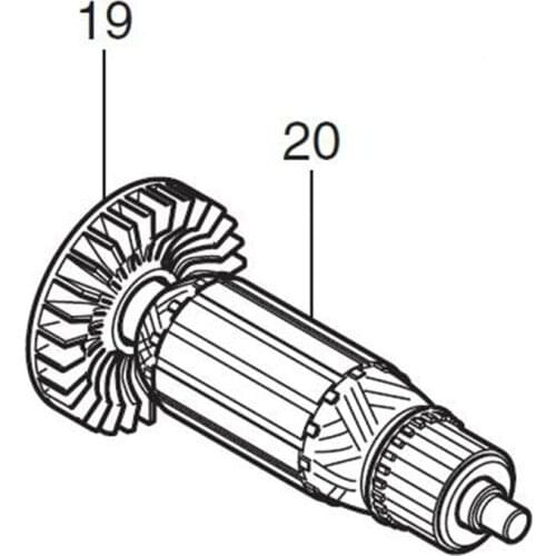 AC220-240V MAKITA 517628-2 Rotor Motor Armature for MT911 Rotor