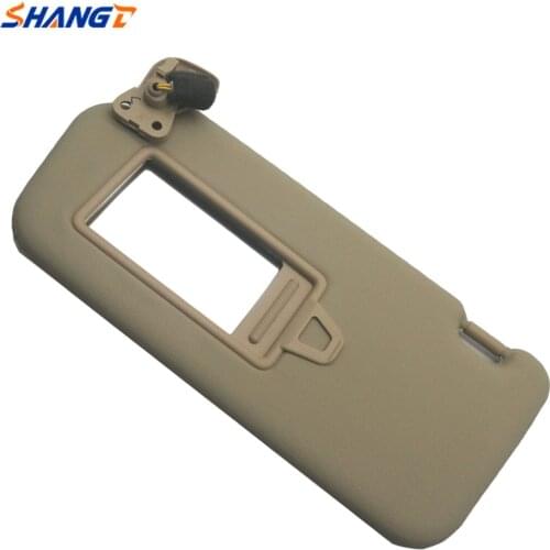 Car Left Driver Side Sun Visor Sun Shield With Mirror Auto Parts for Hyundai Accent 2005 2006 2007 2008 2009