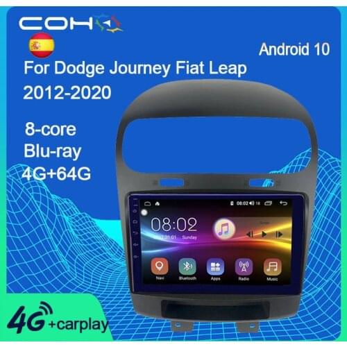 COHO For Dodge Journey Fiat Leap 2012-2020 Android 10.0 Octa Core 6+128G Gps Navigation Car Multimedia Player Radio