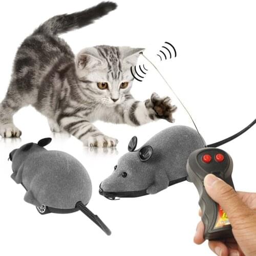 Cat Pets Wireless Remote Control Mouse Mouse Toy Cat Mobile Mouse Chewing Cat Infrared Radio Control Electronic Remote Gift Toys