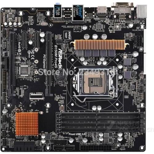 For ASRock B150M Pro4S Original Used Desktop Motherboard B150 LGA1151 DDR4 SATA3 USB3.0 Support I5 6500
