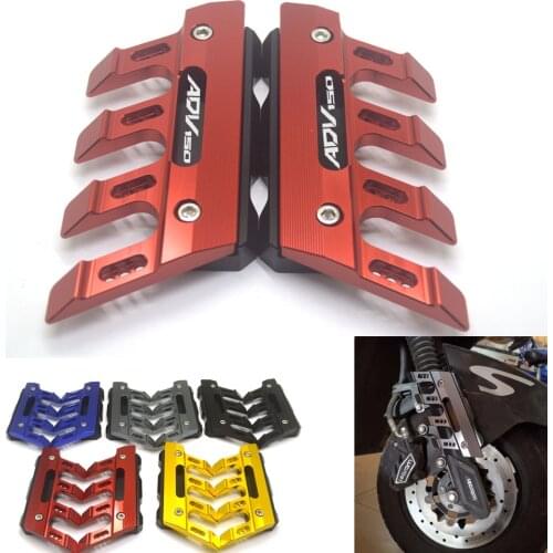 For Honda ADV150 ADV 150 2019 2020 Motorcycle Mudguard Side Protection Mount Shock Absorber Front Fender Cover Anti-fall Slider