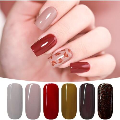 KADS 9.5ml Nail Gel Polish Autumn Winter Series Nail Varnich Pure Color Nail Art Vernis Semi Permanant Fast Dry Nail Lacquer