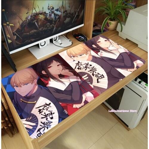 Anime Kaguya-sama: Love Is War Mouse Pad Mice Mat Keyboard Anti-Slip Playmat Shinomiya Kaguya Fujiwara Chika Shirogane Miyuki