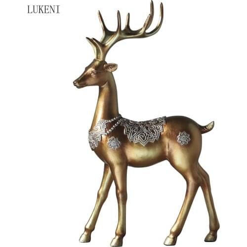 NORDIC ELK CREATIVE MODEL ROOM LIVING ROOM DESKTOP DECORATION DECORATION HOME TV WINE CABINET DECORATION CRAFT DECORATION