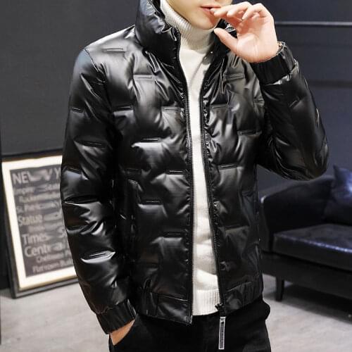 Autumn Winter Mens white Duck Down Jacket Ultra light Men Coat Waterproof Down Parkas Fashion stand collar Outerwear Thin Coat