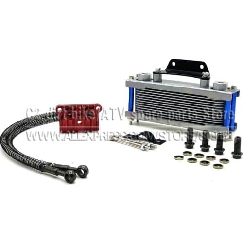 Oil Cooler for zongshen lifan 140cc 150cc refires off-road motorcycle aluminum alloy radiator 125cc dirt pit monkey bike atv