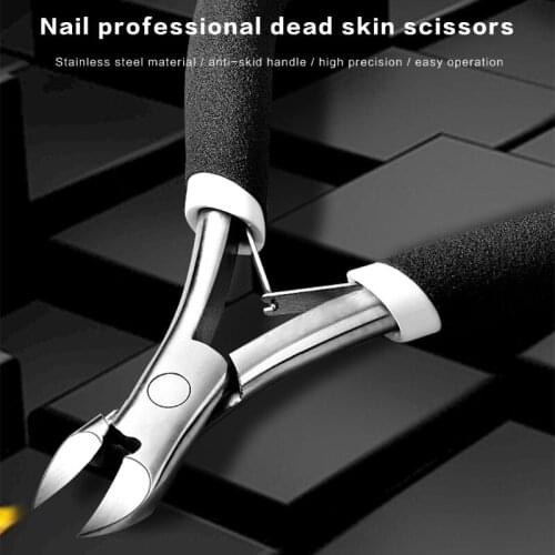 Multipurpose Nail Cuticle Scissors Stainless Steel Ingrown Toenail Nipper Clipper Pedicure Kit Manicure Tools