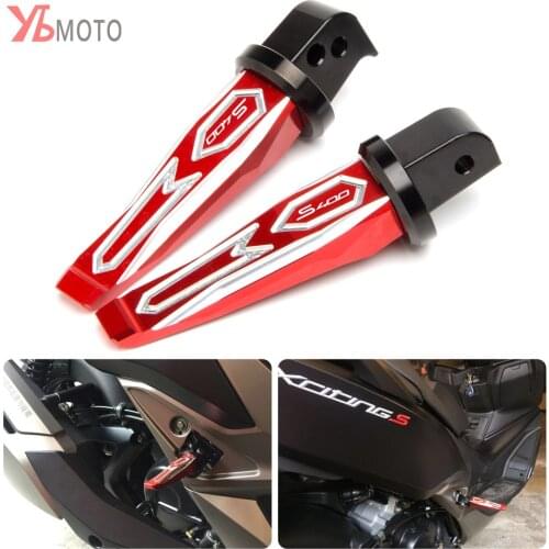 Fashion Accessories Motorcycle CNC Passenger Footrests Rear Foot Pegs For KYMCO XCITING S 400 XCITINGS400 2017 2018 2019