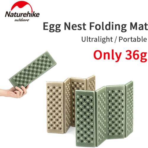 Naturehike XPE Egg Nest Folding Ultralight Portable Outdoor Cushion Picnic Moisture Pad High Elasticity 2 Color 36g