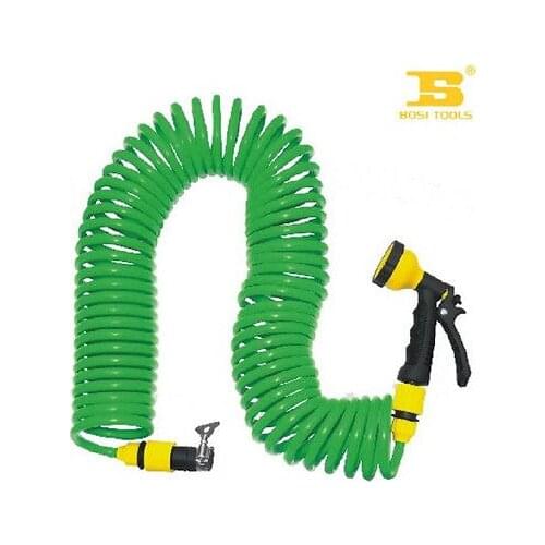 BOSI Garden Tools 15m Well Sealed Spray Pipes With Six Function Gun-Head