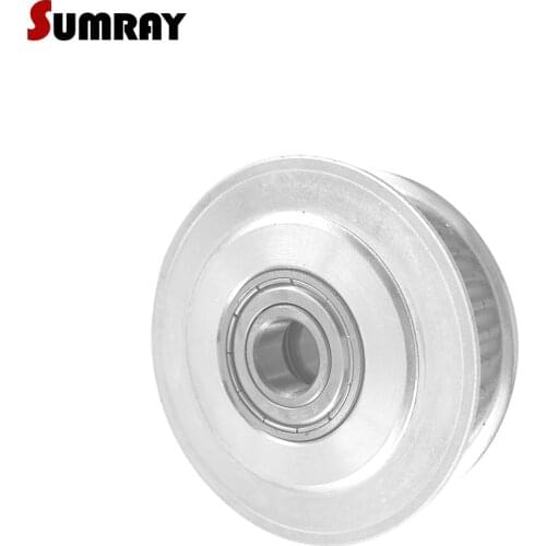 SUMRAY XL Idler Pulley 35T With teeth Tooth Belt Idler Pulley Bore 8/10/12/15mm Width 11mm Synchronous Wheel Pulley