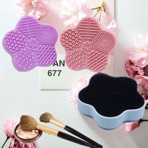 Starfish Silicone Makeup Brush Cleaner Pad Make Up Washing Foundation Brush Gel Cleaning Mat Brush Scrubber Board Tool
