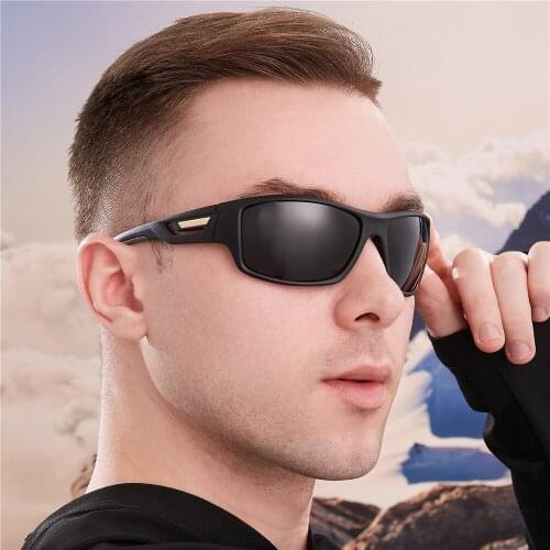 Vazrobe Driving Sunglasses Male Fashion Sun Glasses for Men Women TR90 Sports Goggles Ultralight UV400 Night Vision Yellow Lens