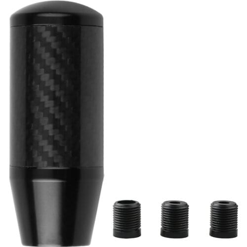 Universal Automobile Shifter Lever Stick Knob Carbon Fiber Car Gear Shift Knob Car Styling Accessories Shift Knob