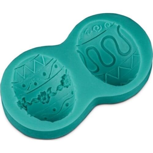 High Quality Mini Silicone Easter Egg Shape Cake Decorating DIY Mold Handmade Fondant Mould Tool*1 D215