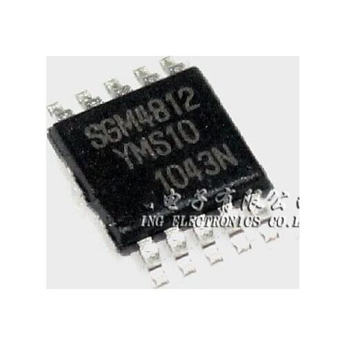 10PCS/Lot SGM4812YMS10-TR SGM4812 SGM4812YMS10 MSOP10 earphone driver chip New original