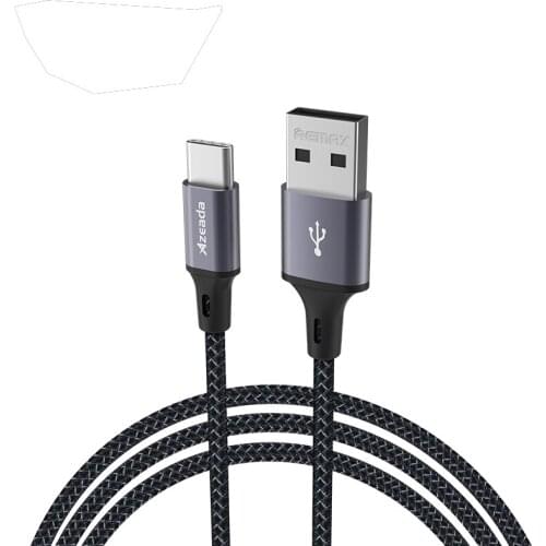 3A Charging Cable IOS Type C Micro USB Charger Nylon Braided Cord 1.2M For Mobile Phone Tablet Universal Charging Cable