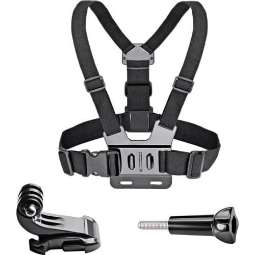 4-point Adjustable Portable Chest Body Strap Belt Durable Mount Harness For GoPro HD Hero Camera