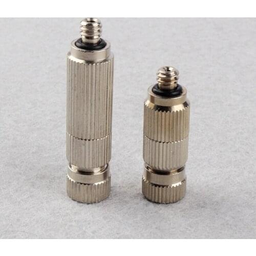 50pcs 3/16" Male Thread Mist Sprinkler With Filter Garden Spray Nozzle High Pressure Humidifier Emitter For Cooler Mist Sprayer