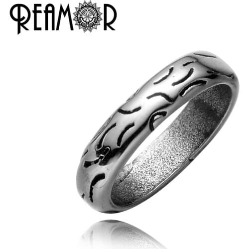 REAMOR Square Hole 12*6mm 316l Stainless Steel Stripe Charms Beads Fit Men Leather Bracelet DIY Jewelry Making Metal Spacer Bead