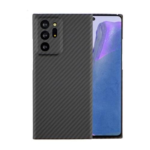 For Samsung Galaxy Note 20 Fine Hole Camera Fall Protection Case For Samsung Galaxy Note 20 Ultra Real Carbon Fiber Phone Case