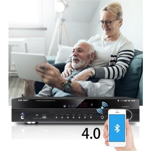 KYYSLB 220V650W SU-190 4.0Bluetooth Amplifier 5.1 Home High Power Subwoofer Karaoke Hifi Karaoke Lossless Digital Ktv Amplifier