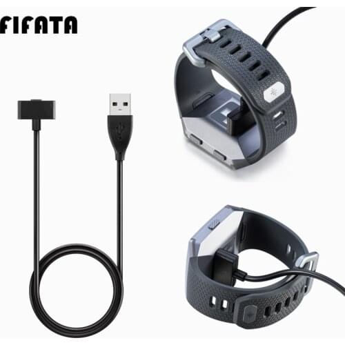 FIFATA For Fitbit Ionic USB Charging Cable Charger Cable Cord Replacement Watch Charger Accessories