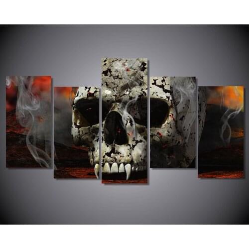 HD Printed Skull art Painting on canvas room decoration print poster picture canvas Free shipping/NY-5883