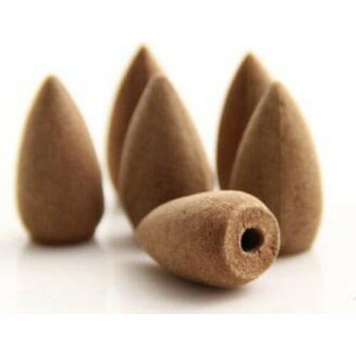 Backflow Incense Cones Yabai Thuja Sutchuenensis Franch Handmade Incense Waterfall Box Packing Buddhist Supplies Aromatherapy