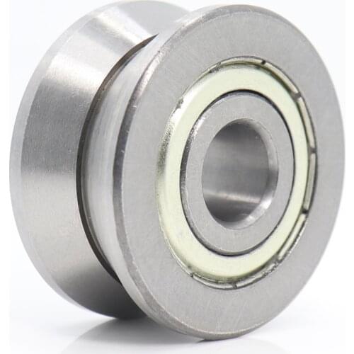 LV201 ZZ bearing wheel 1PC 12*41*20mm LV series V groove pulley Traces walking guide rail bearings roller LV201ZZ